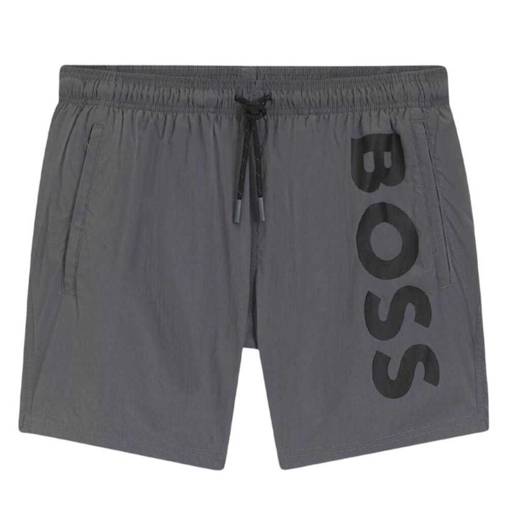 Boss Mens Octopus Swim Shorts / Gray